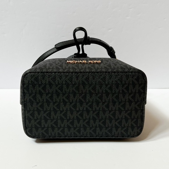 Michael Kors Suri MINI Bucket Crossbody Bag MK Black - Picture 9 of 13